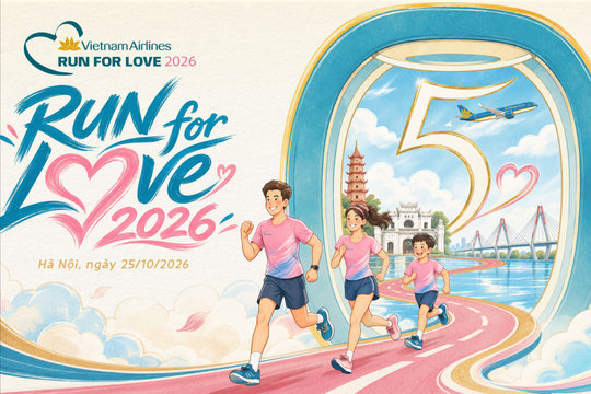 Vietnam Airlines mở đăng ký Run For Love 2026