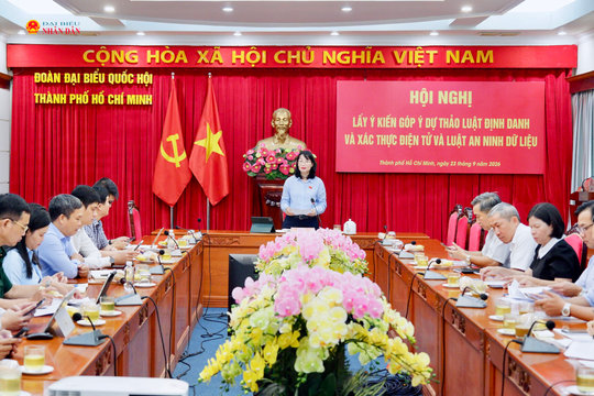 Đoàn ĐBQH TP. Hồ Chí Minh góp ý hoàn thiện dự thảo Luật Định danh và xác thực điện tử, Luật An ninh dữ liệu