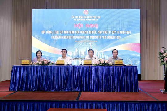 Phú Thọ đối thoại, tháo gỡ khó khăn cho doanh nghiệp, nhà đầu tư