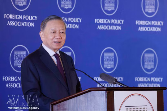Top leader highlights Vietnam–US relations in policy speech at Foreign Policy Association
