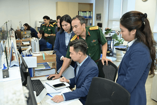 MB đón đoàn kiểm tra chuyên đề cải cách hành chính và chuyển đổi số của Bộ Quốc phòng