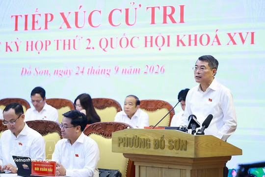 PM Le Minh Hung meets with Hai Phong voters ahead of 16th NA’s second session