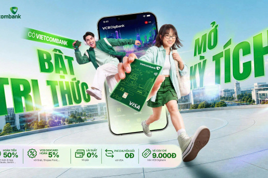 Vietcombank mở rộng tiện ích số, đồng hành cùng khách hàng trẻ