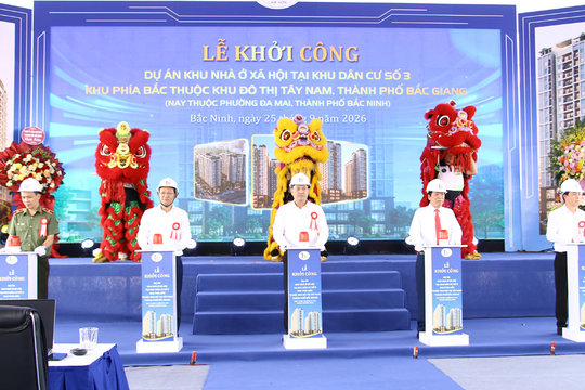 Bắc Ninh: Khởi công gần 500 căn nhà ở xã hội tại phường Đa Mai