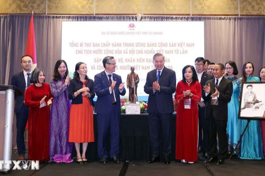 Tổng Bí thư, Chủ tịch nước Tô Lâm gặp cộng đồng người Việt tại Canada