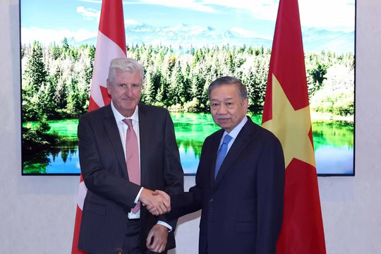 Tổng Bí thư, Chủ tịch nước Tô Lâm tiếp một số doanh nghiệp, tập đoàn tại Canada