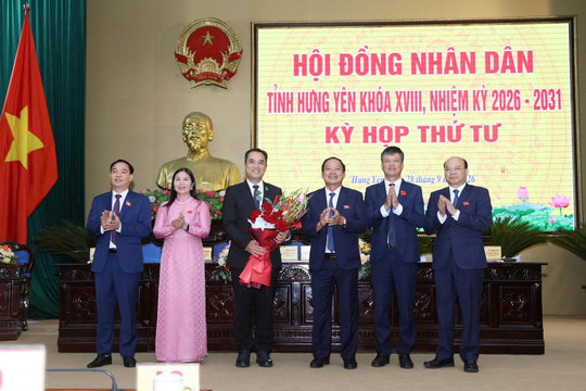 Ông Phạm Bảo Sơn được bầu giữ chức Phó Chủ tịch UBND tỉnh Hưng Yên