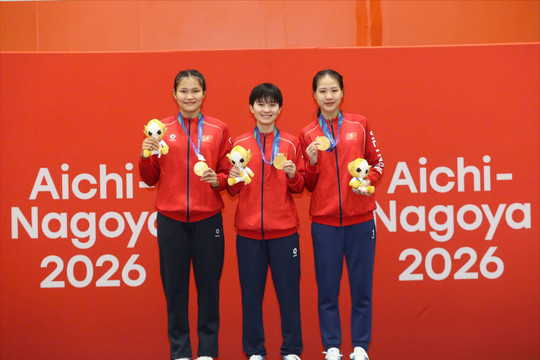 Cầu mây nữ Việt Nam giành huy chương vàng ASIAD 2026