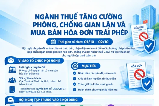 Ngành Thuế: Tìm giải pháp phòng, chống triệt để nạn gian lận và mua bán hóa đơn trái phép