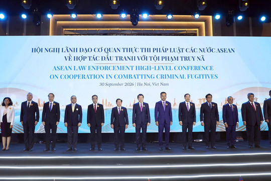 Khai mạc Hội nghị lãnh đạo cơ quan thực thi pháp luật các nước ASEAN về hợp tác đấu tranh với tội phạm truy nã