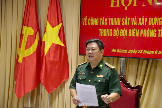 Bộ đội Biên phòng An Giang nâng cao chất lượng công tác trinh sát