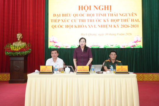 Thái Nguyên: Cử tri kiến nghị tháo gỡ vướng mắc quy hoạch, hạ tầng