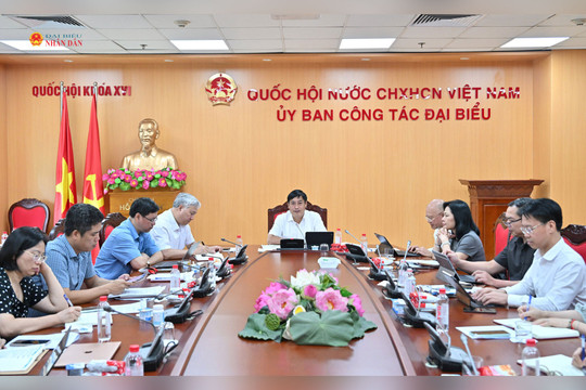 Ủy ban Công tác đại biểu vận hành các phần mềm chuyên ngành trước 15/10
