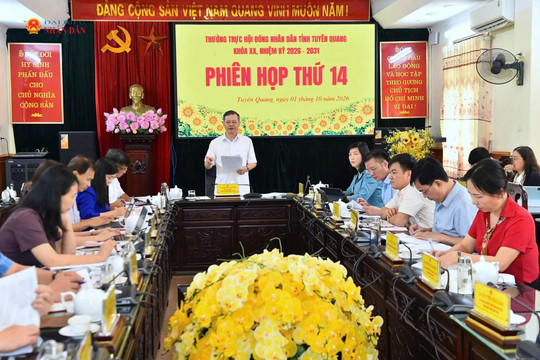 Tuyên Quang: Kiến nghị sau giám sát phải gắn với thời gian, trách nhiệm thực hiện