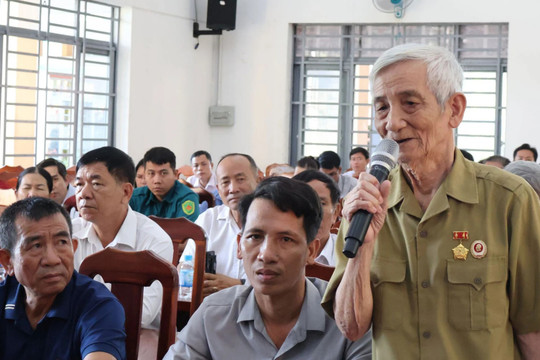 Tăng cường trả lời kiến nghị cử tri ngay tại cơ sở