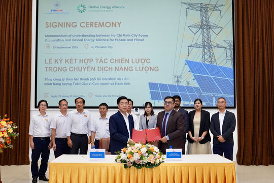 EVNHCMC và GEAPP tăng cường hợp tác chuyển đổi năng lượng, phát triển lưới điện thông minh