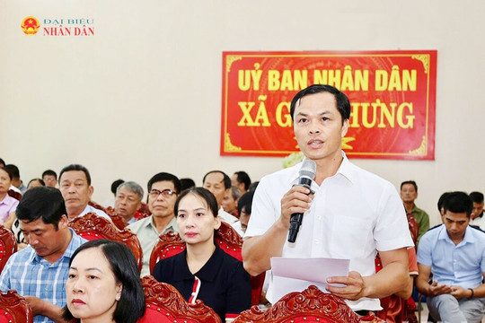 Kiến nghị từ cơ sở, trách nhiệm từ nghị trường