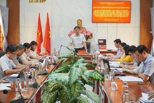 Xã Ea Súp đề xuất bổ sung nhân lực sau sắp xếp