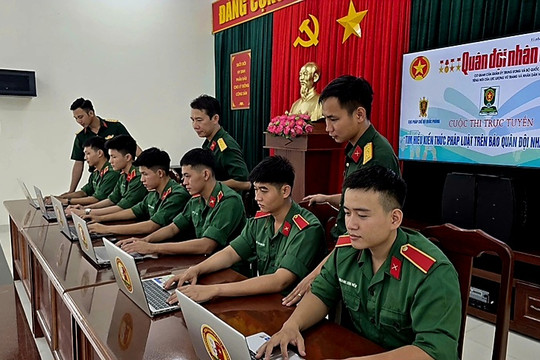 11 bài thi được trao giải tại kỳ 6 Cuộc thi "Tìm hiểu kiến thức pháp luật trên Báo Quân đội nhân dân"