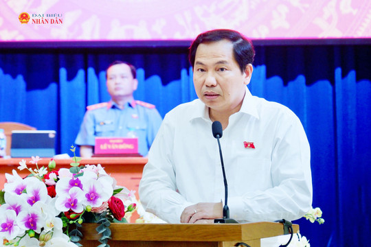 Tổng Thư ký Quốc hội, Chủ nhiệm Văn phòng Quốc hội Lê Quang Mạnh tiếp xúc cử tri tại thành phố Hồ Chí Minh