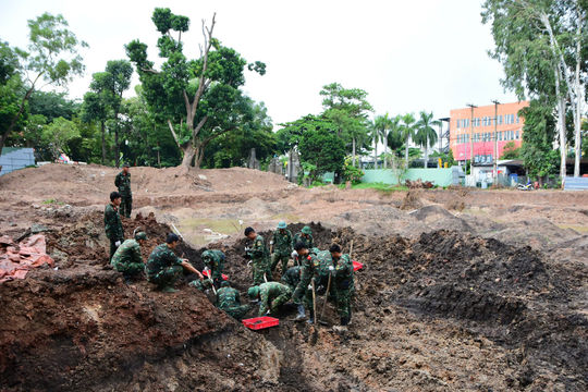 TP. Hồ Chí Minh: Đẩy nhanh tiến độ quy tập hài cốt liệt sĩ tại Công viên Lê Thị Riêng