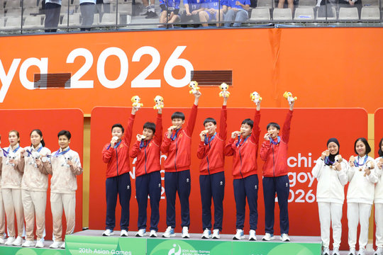 Cầu mây nữ Việt Nam giành Huy chương Vàng thứ hai tại ASIAD 2026