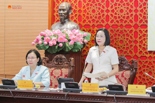 Phó Chủ tịch Quốc hội Nguyễn Thị Thanh dự Phiên họp toàn thể của Ủy ban Văn hóa và Xã hội