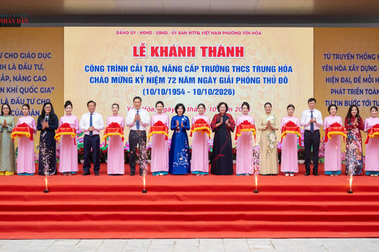 Phó Chủ tịch Quốc hội Nguyễn Thị Hồng: Chất lượng giáo dục làm nên sức sống bền vững của nhà trường