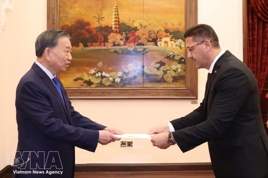 General Secretary and President To Lam receives newly accredited ambassadors