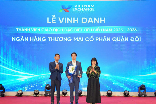 MB được vinh danh là thành viên giao dịch đặc biệt tiêu biểu trên thị trường trái phiếu