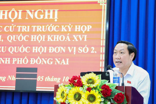TP. Đồng Nai: Cử tri kiến nghị tháo gỡ vướng mắc về hạ tầng, đất đai