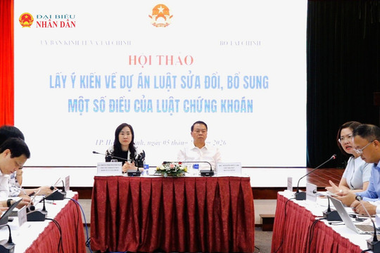 Lấy ý kiến về dự án Luật sửa đổi, bổ sung một số điều của Luật Chứng khoán