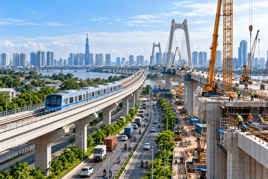 TP. Hồ Chí Minh: Hoàn thiện mạng lưới giao thông, nâng năng lực kết nối