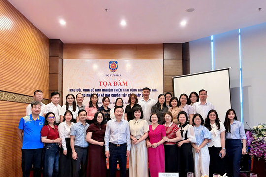 Tháo gỡ khó khăn trong triển khai công tác đánh giá, công nhận xã, phường, đặc khu đạt chuẩn tiếp cận pháp luật