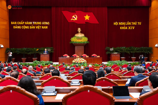 Bế mạc trọng thể Hội nghị Trung ương 4, khóa XIV
