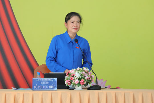 Đoàn ĐBQH tỉnh Đồng Tháp trả lời, làm rõ nhiều kiến nghị của cử tri