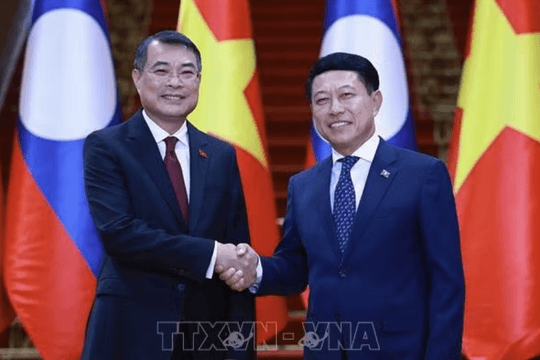 Thủ tướng Lê Minh Hưng thăm chính thức Cộng hòa Dân chủ Nhân dân Lào