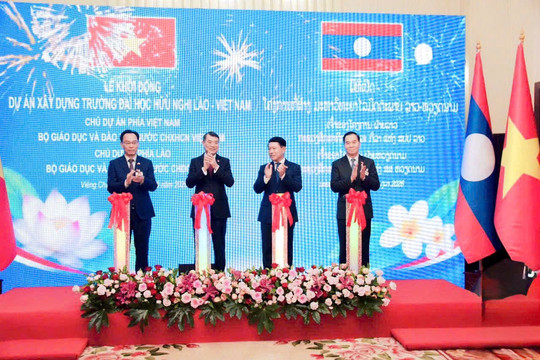 Ký kết Hiệp định và khởi động Dự án Trường Đại học Hữu nghị Lào - Việt Nam