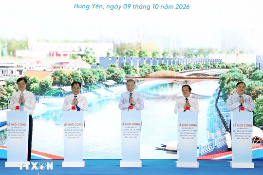 Sớm đưa hệ thống thủy lợi Bắc Hưng Hải vào hoạt động