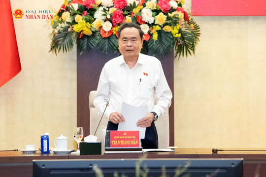 Bí thư Đảng ủy Quốc hội Trần Thanh Mẫn chủ trì Hội nghị lần thứ Sáu Ban Chấp hành Đảng bộ Quốc hội
