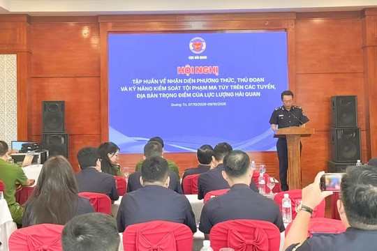 Cục Hải quan tập huấn kỹ năng tuyên truyền phòng chống ma túy tại khu vực biên giới