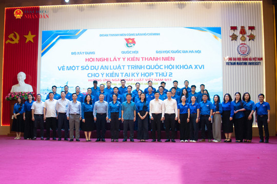 Phát huy vai trò của thanh niên trong xây dựng, hoàn thiện pháp luật
