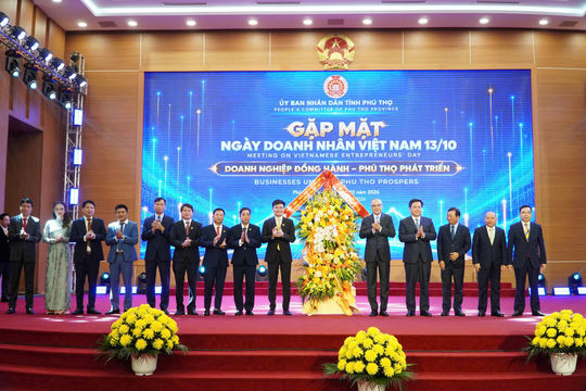 Ngày Doanh nhân Việt Nam (13/10): Phú Thọ gặp mặt khoảng 600 doanh nhân