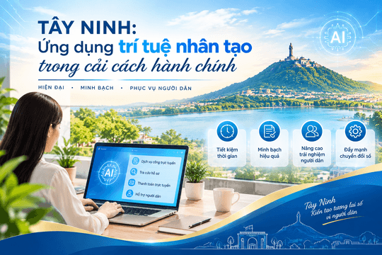 Tây Ninh: Ứng dụng trí tuệ nhân tạo trong cải cách hành chính