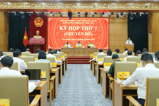 HĐND tỉnh Cao Bằng thông qua nhiều nghị quyết quan trọng tại Kỳ họp thứ 7