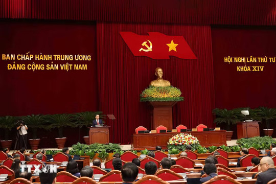 Bộ Chính trị, Ban Bí thư tổ chức Hội nghị quán triệt và triển khai thực hiện Nghị quyết Trung ương 4 khóa XIV