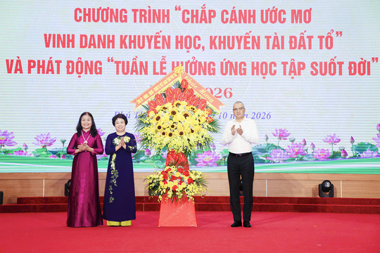 Phú Thọ: Tổ chức Chương trình “Chắp cánh ước mơ – Vinh danh khuyến học, khuyến tài Đất Tổ” năm 2026