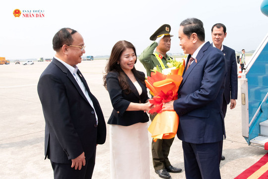 Chủ tịch Quốc hội Trần Thanh Mẫn về đến Hà Nội, kết thúc tốt đẹp chuyến thăm chính thức Trung Quốc