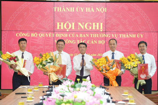 Hà nội: Bổ nhiệm Giám đốc Sở Tư pháp