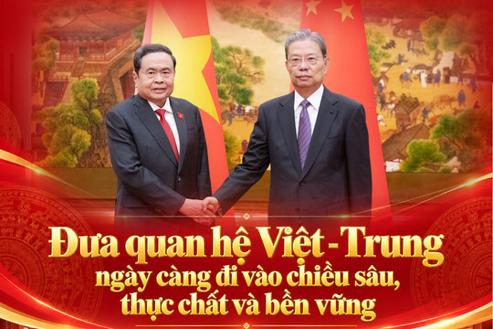 Đưa quan hệ Việt - Trung ngày càng đi vào chiều sâu, thực chất và bền vững